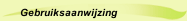 Gebruiksaanwijzing
